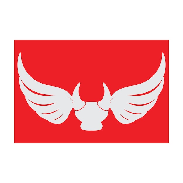 Wings illustration design icon logo