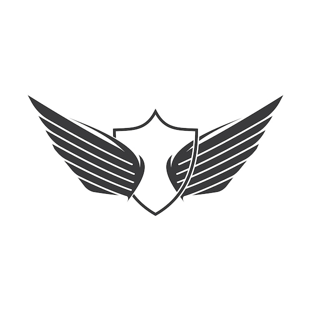 Wings illustration design icon logo