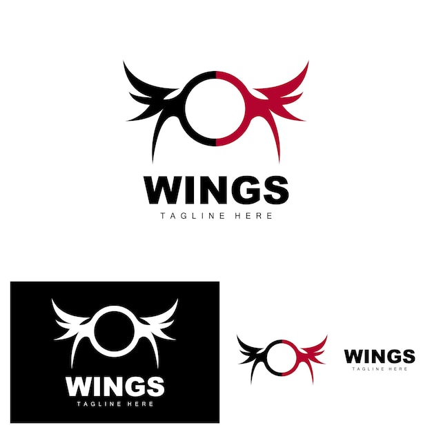 Wings Logo Phoenix Logo Bird Wing Vector Template Illustratie Wing Brand Design