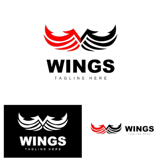 Wings Logo Phoenix Logo Bird Wing Vector Template Illustratie Wing Brand Design