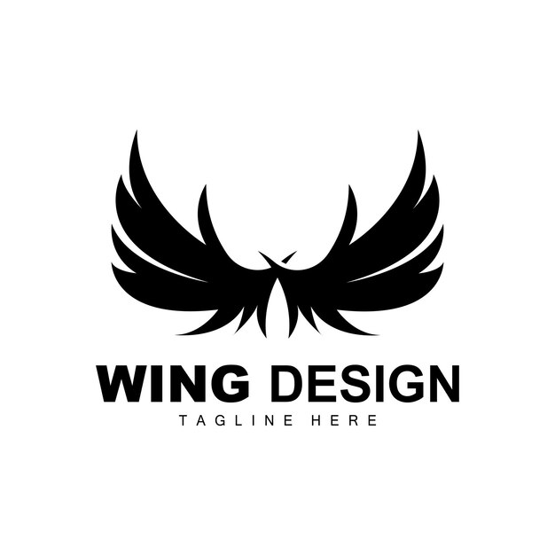 Wings Logo Phoenix Logo Bird Wing Vector Template Illustratie Wing Brand Design