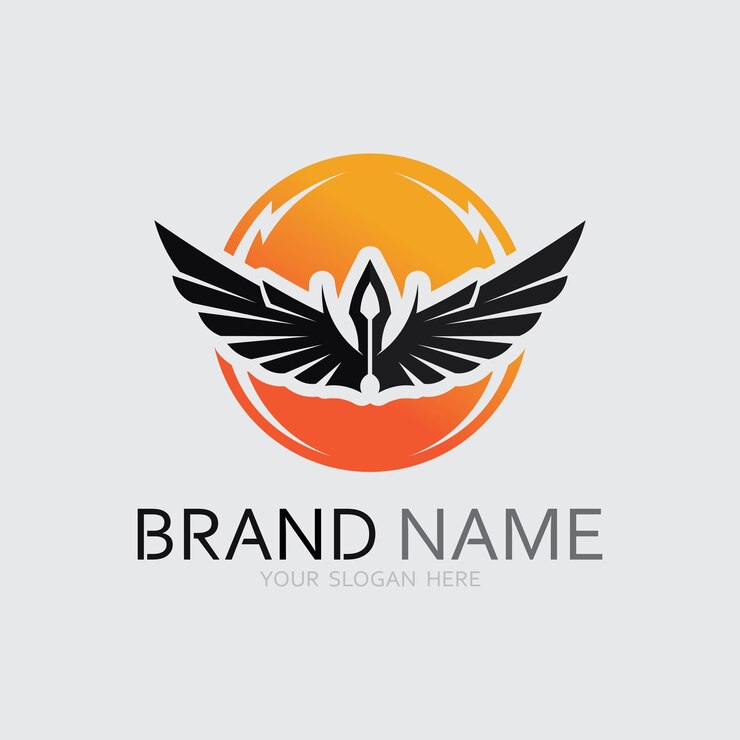 Wings logo vector icon symbol illustration design template