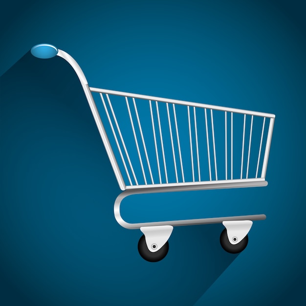 Vector winkelen en e-commerce grafisch ontwerp met pictogrammen