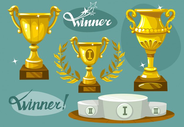 Winner cup set