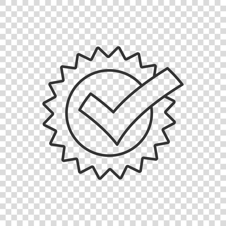 Vector winner icon in flat style rosette award vector illustration on white isolated background medal business concept
