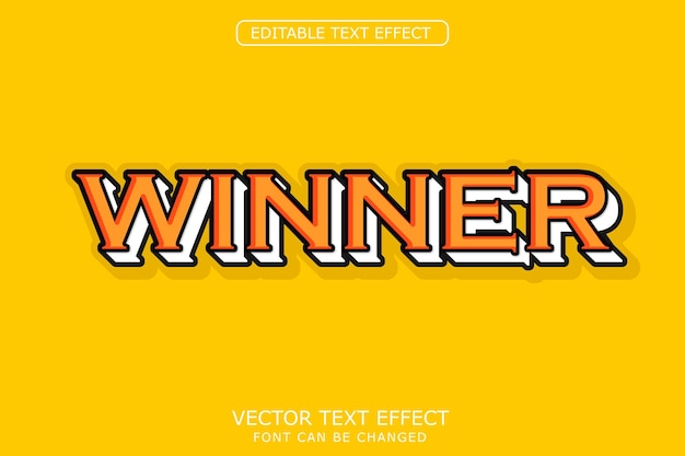 WINNER TEXT EFFECT