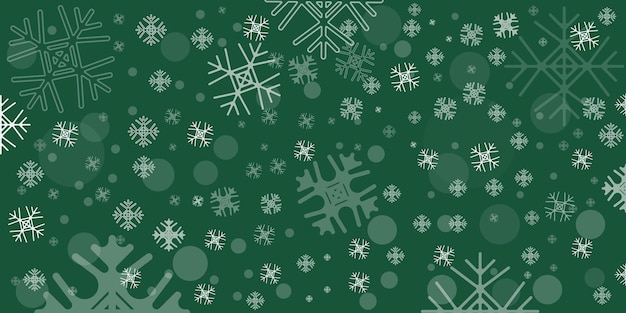 winter achtergrond voor tekst op groen. kerstbanner