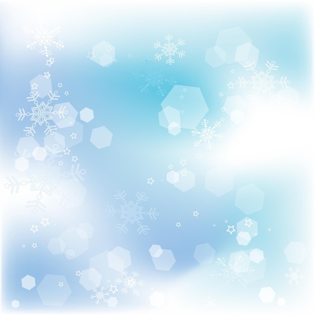 冬の背景 青い杉の木 雪
