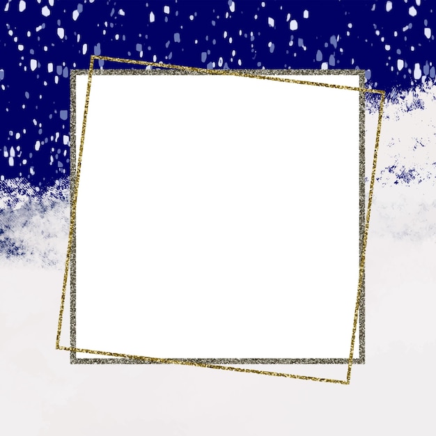 Winter background frame Shape for text