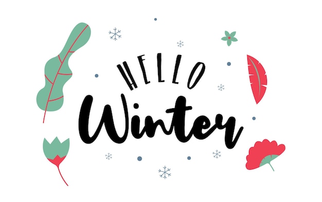 winter background illustration