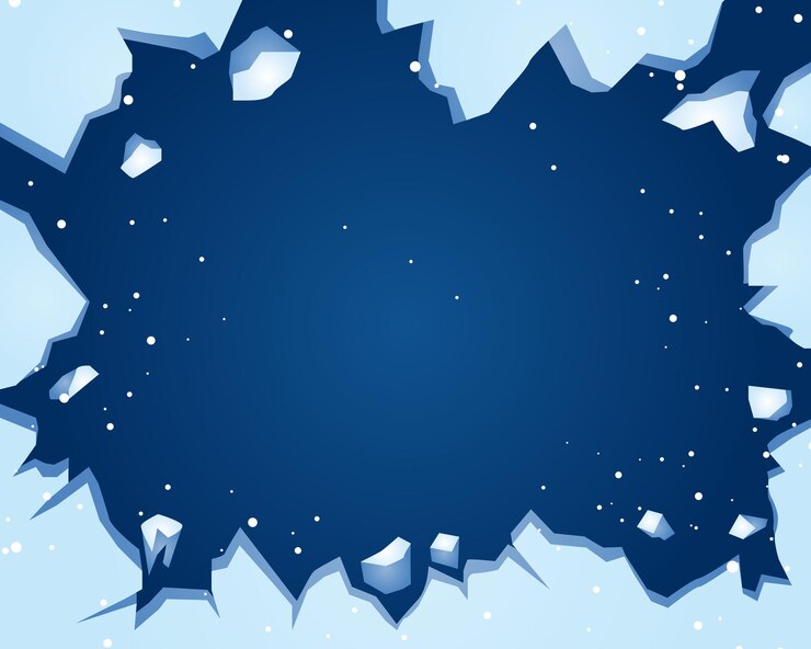 Vector a winter background template with copy space