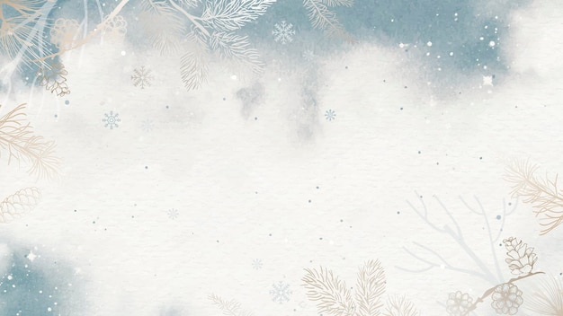 Winter background vector