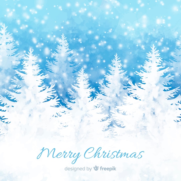 Vector winter background