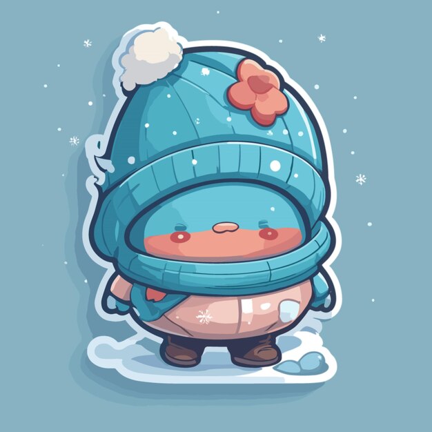 Winter cartoon vector