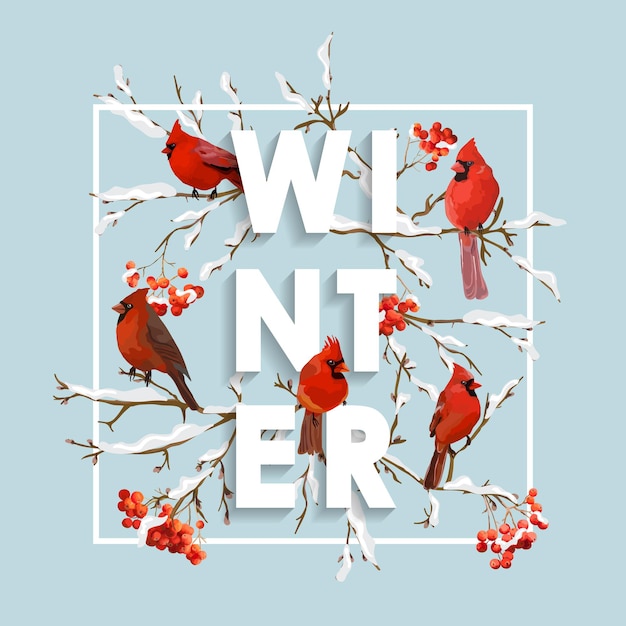 Vector winter christmas design