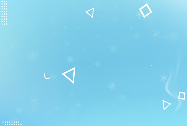 Winter christmas snowflake background Falling silver snow flake vector