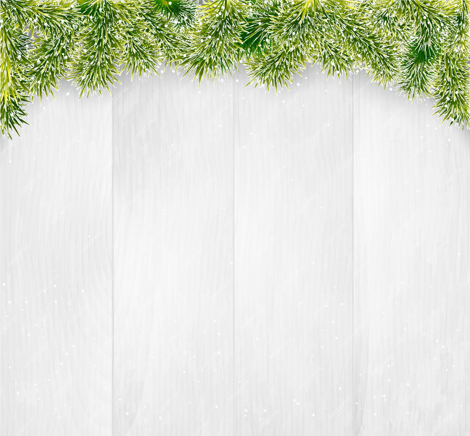 Premium Vector | Winter christmas wooden background