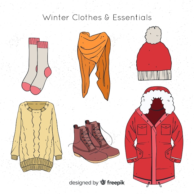 Winter clothes and essentials