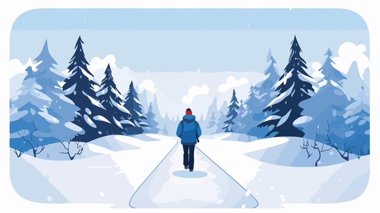 Vector winter concept with icon design vector illustration 10