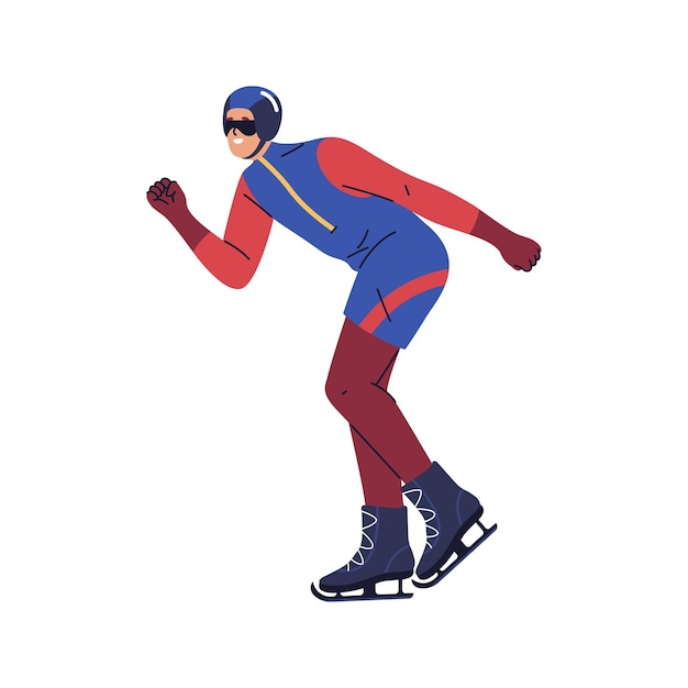 Winter figure skating sports activity