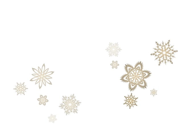 Vector winter frost print festive frame