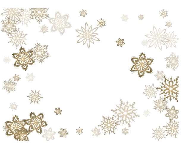 Winter frost print Festive frame