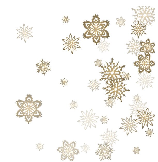 Winter frost print festive frame