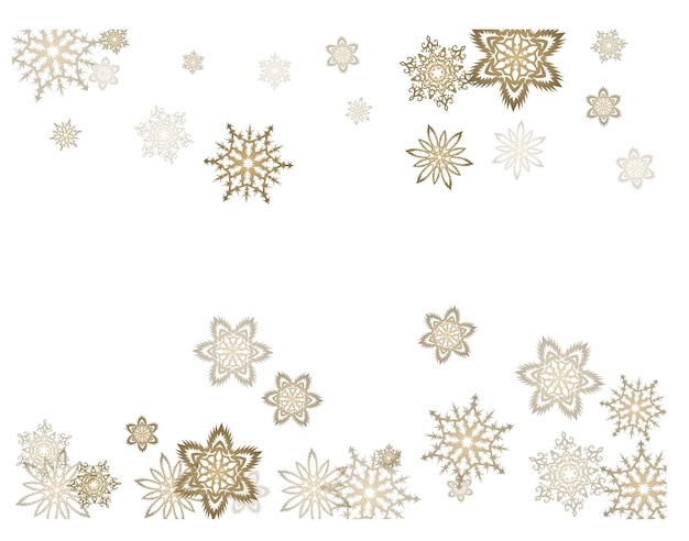 Winter frost print Festive frame