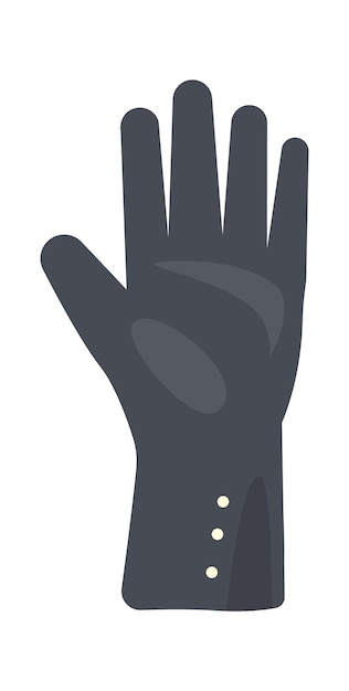 Winter glove Warm Clothes Vector illustration