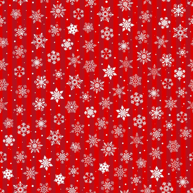 Winter holiday seamless pattern celebrate theme on red background vector illustration