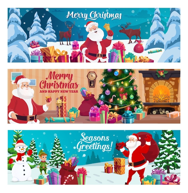 Winter holidays christmas and new year greeting