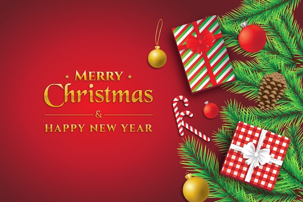 winter holidays greeting background