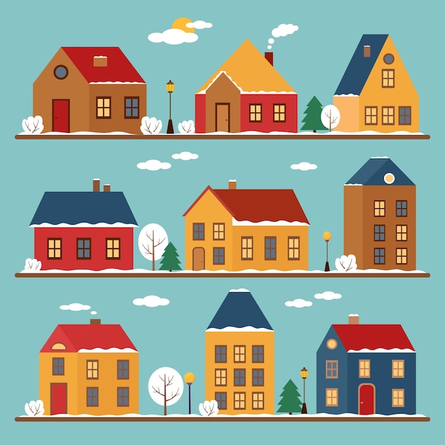 winter house set2