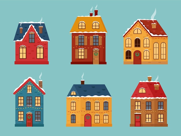 winter house set4