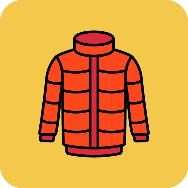 winter jacket icon