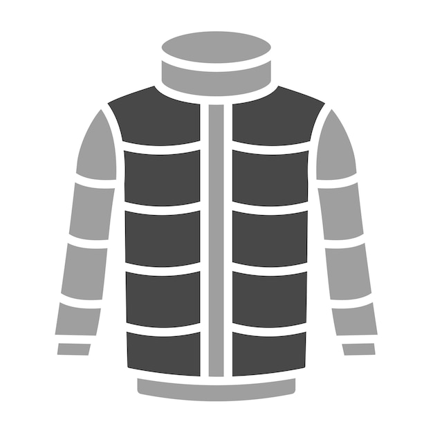 Vector winter jacket icon