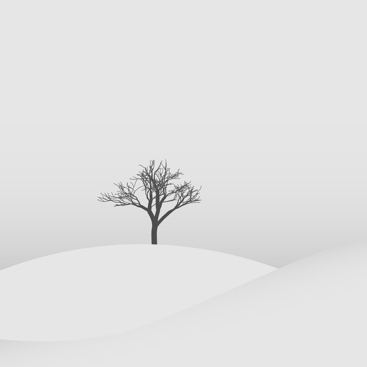Vector 雪の背景のepsの冬の風景の木