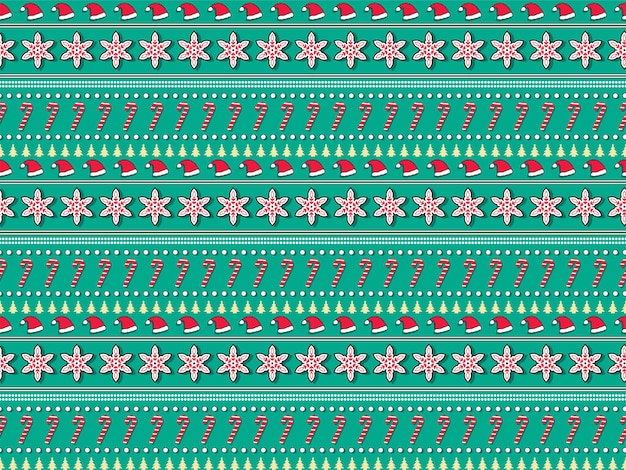 Winter naadloze tribal achtergrond vrolijk kerstfeest nieuwjaar ornament patroon vector sjabloon seizoen