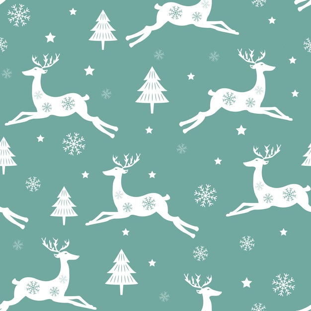 Winter Pattern. Holiday Season Pattern.