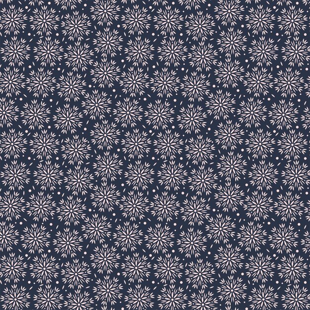 Winter pattern with snowflakes handwritten snow flakes on gentle light blue background cute seamless texture for snowy wallpapers monochrome threecolor print for baby's fabric fun textile cover