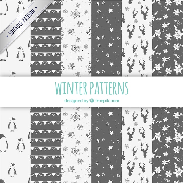 Winter patterns collection