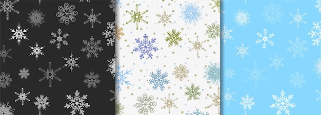 Winter patterns for  post template