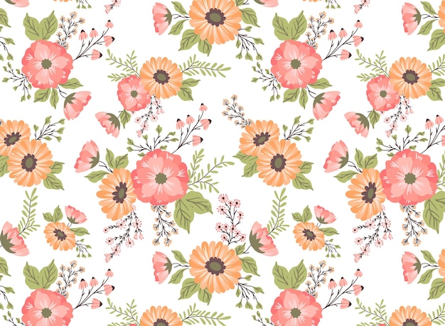 Winter-Peach Flowers-Pattern