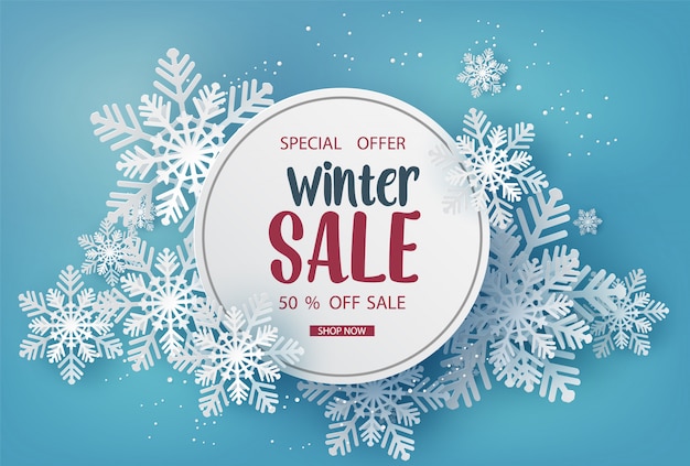 winter sale  banner