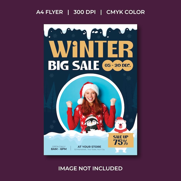 winter sale flyer
