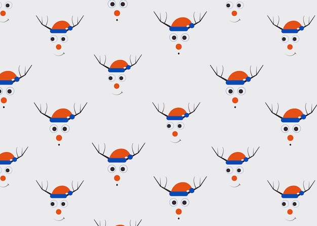 Winter seamless pattern