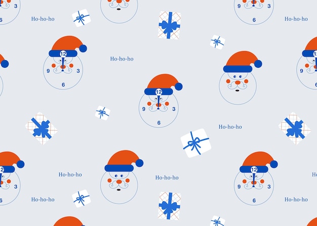 Winter seamless pattern