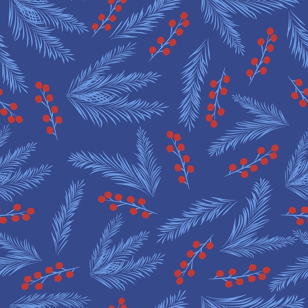 Winter seamless pattern