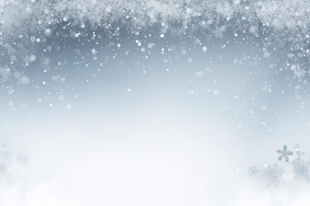 冬の明るい背景と飛ぶスノーフラーク ボケ ベクトルイラスト