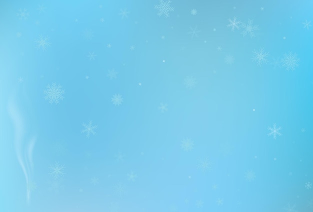 Winter snow background. falling snowflake vector